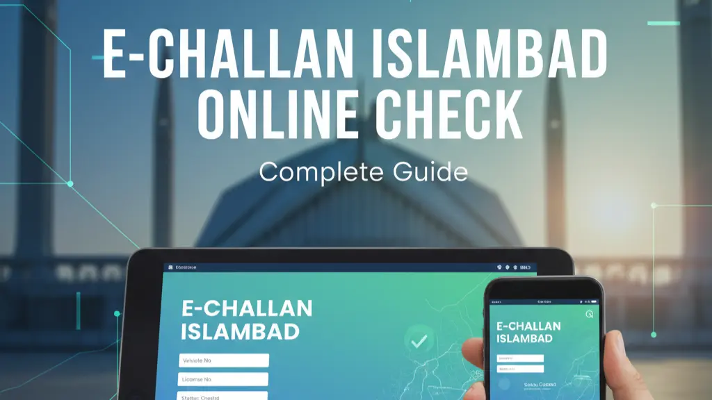 Islamabad E-challan online check