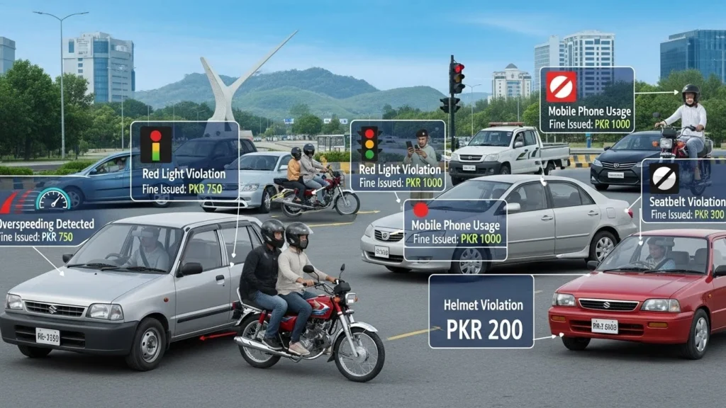 How Islamabad Traffic Police Enforces the E-Challan System